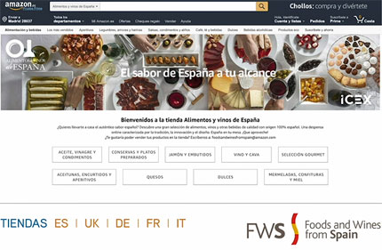 Aula Virtual. Amazon y la tienda Foods & Wines from Spain. Formación para vendedores