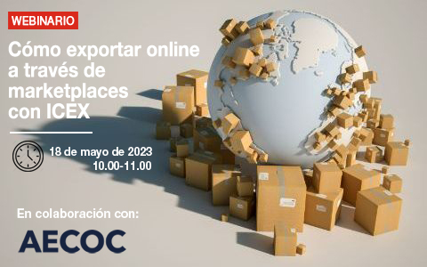 Exportar a través de marketplaces con ICEX. Webinar con AECOC.