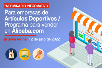 Información para sector Artículos y equipamiento deportivo - Programa Venta Online Internacional en Alibaba.com