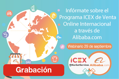 Grabación - Webinar informativo sobre Programa ICEX de Venta Online en Alibaba.com
