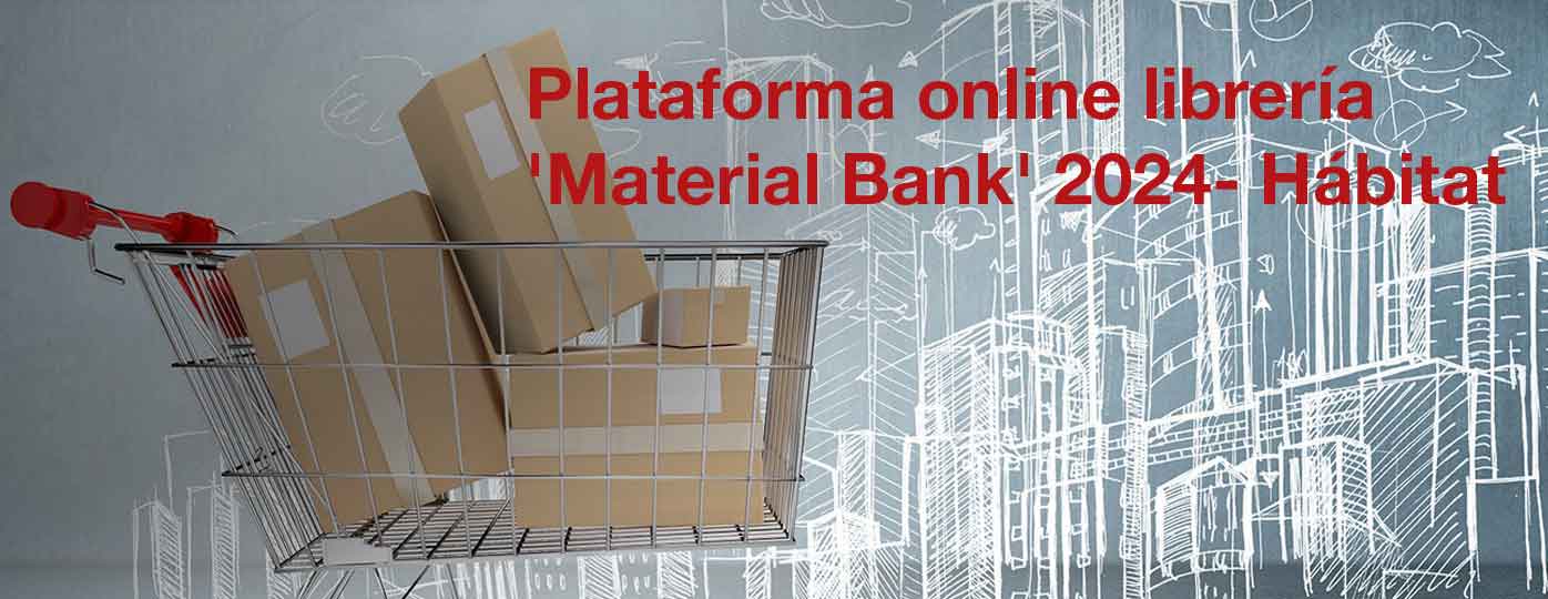 Plataforma Online Librería Material Bank 2024 - Hábitat