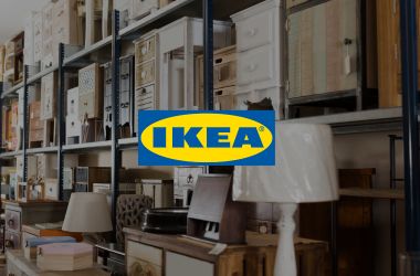 logotipo IKEA con muebles